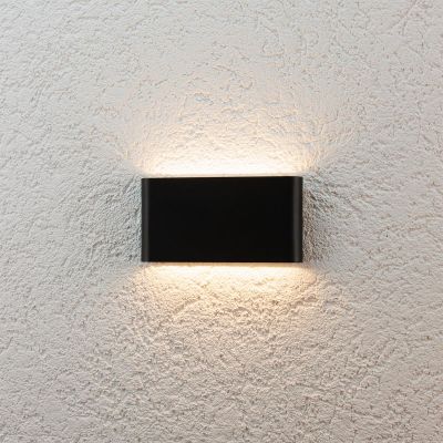 Wandleuchte Slide UP and DOWN 3000K IP54 - Watt: 12W - Farbe: Schwarz