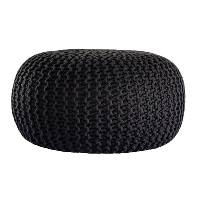 PREMIUM Pouf Sitzpouf Strickhocker Strickpuff Ø 55 cm Innen & Außen waschbar brillante Farben!