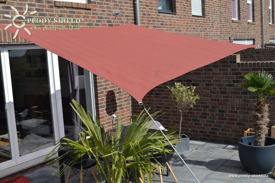 Vierecksonnensegel konkav 2,5 x 3 m