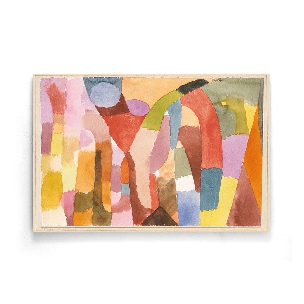 Paul Klee - Bewegung der Gewölbekammern Wanddeko - Gemälde