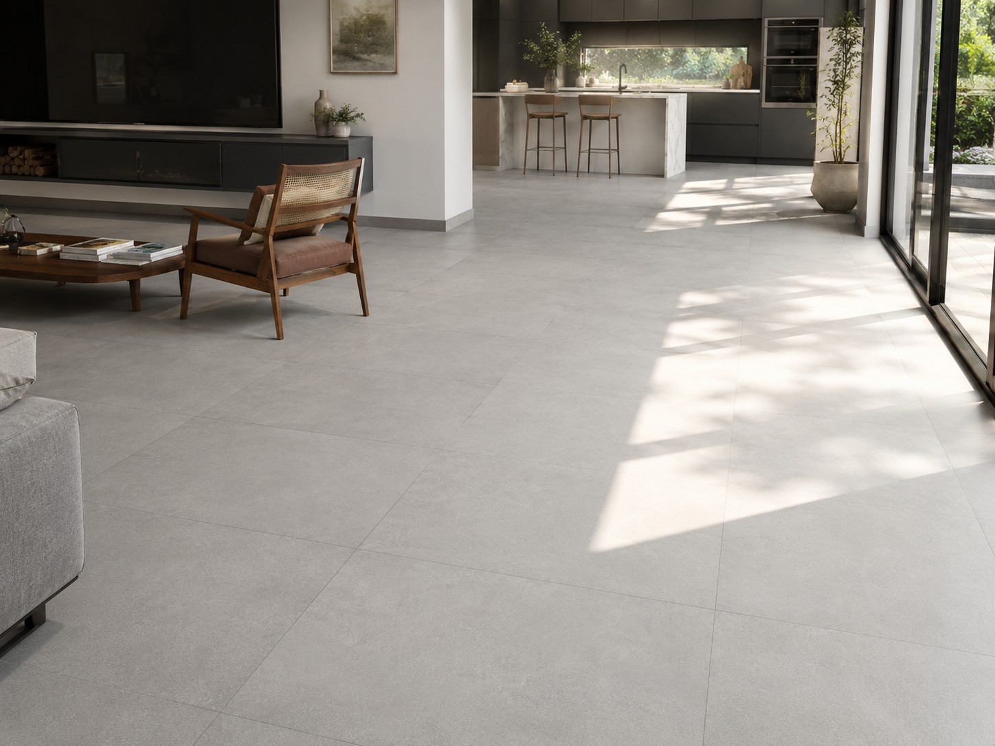 Bodenfliese Vista Grey Matt 60cm x 120cm