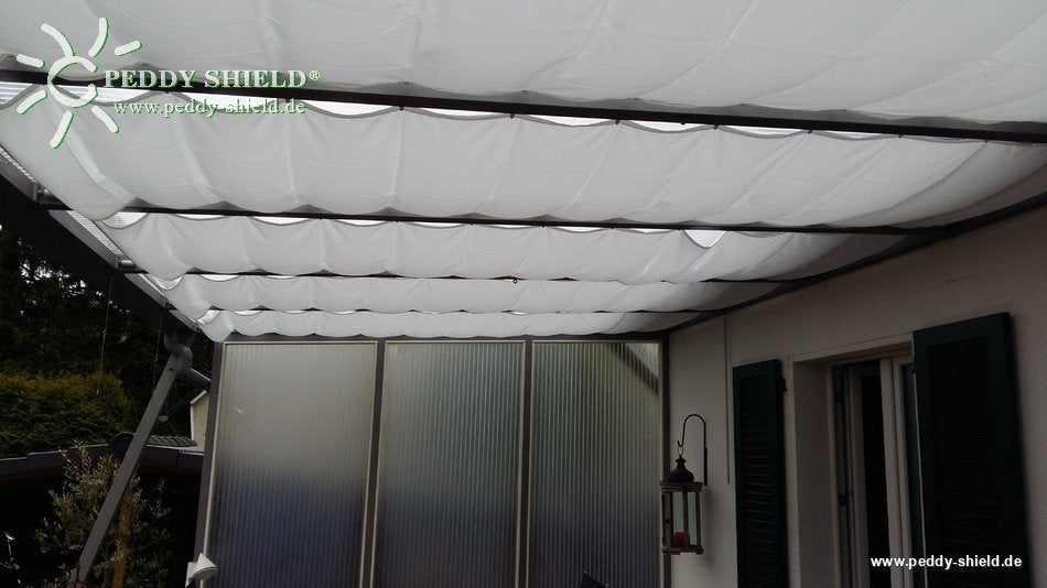 laufhaken sonnensegel metall Komplettset Sonnensegel Terrassendach verschiedene Größen