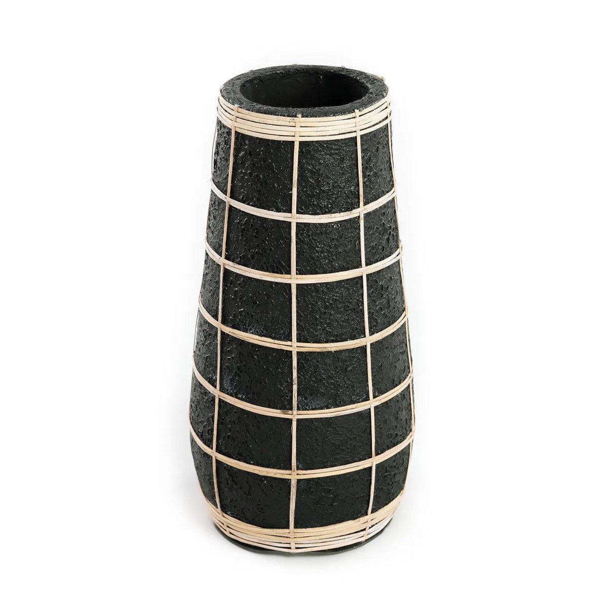 Vase HD - Schwarz Natur - L