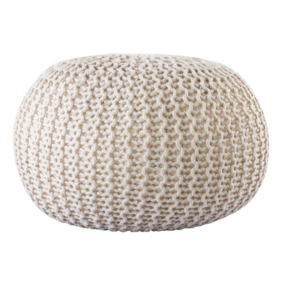 PREMIUM Pouf Sitzpouf Strickhocker Strickpuff Ø 55 cm Innen & Außen waschbar brillante Farben!