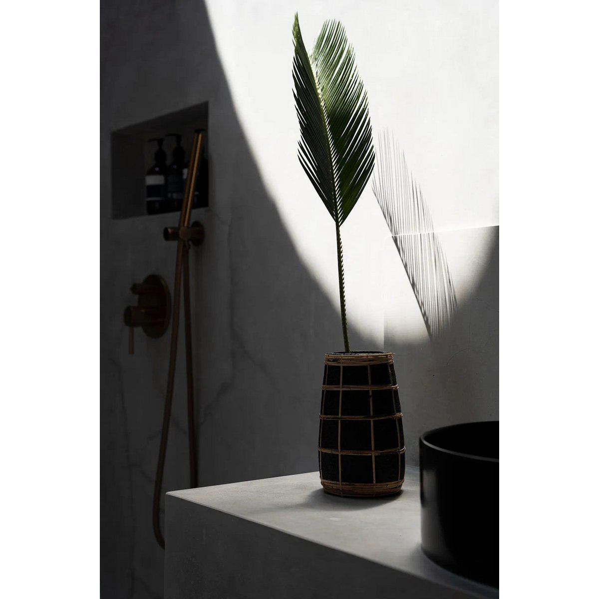 Vase HD - Schwarz Natur - S