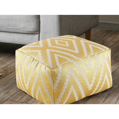 Sitzwürfel Fußhocker Sitzhocker 55x37x55 cm Pouf Kelim Bodenkissen Peru schwarz taupe gelb türkis