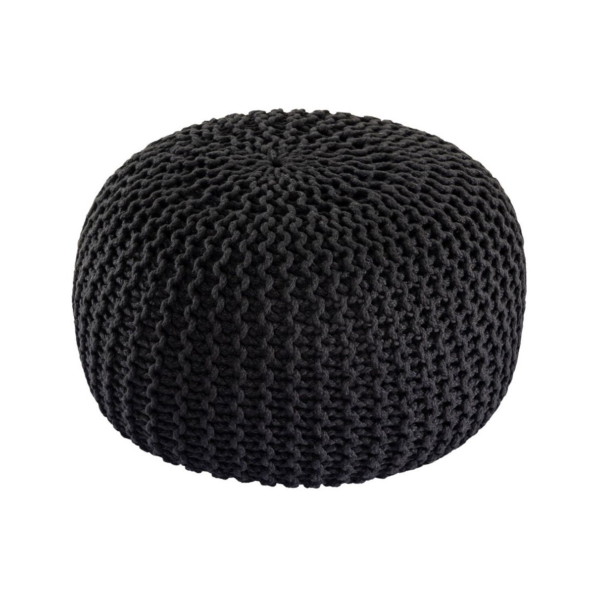 PREMIUM Pouf Sitzpouf Strickhocker Strickpuff Ø 55 cm Innen & Außen waschbar brillante Farben!