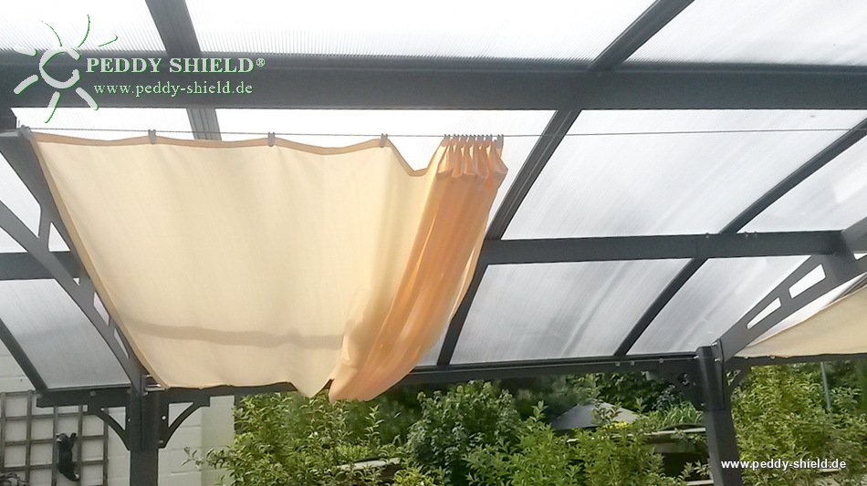 Sonnensegel 270 x 140 cm - Farbe wählbar - unsere Top-Farbe - für Sonnenschutz auf Balkon, Terrasse oder Pergola