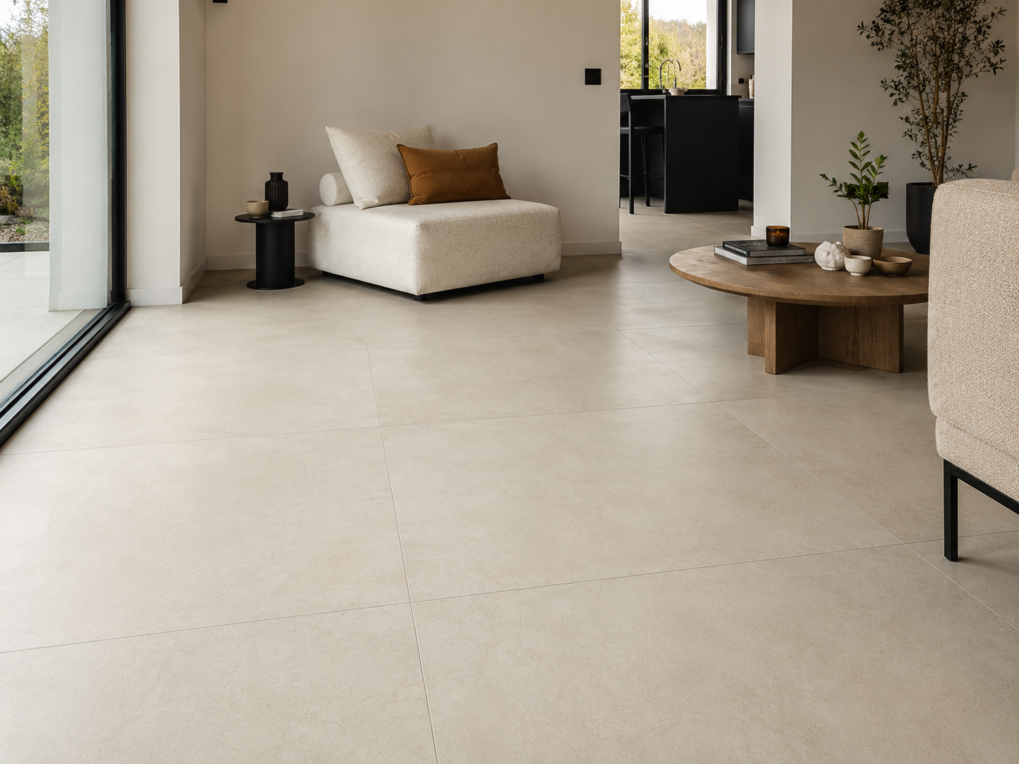 Bodenfliese Vista Bone Matt 80cm x 80cm