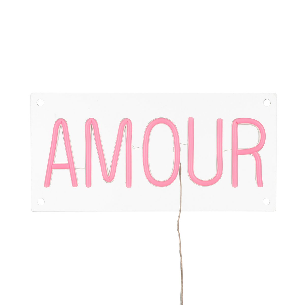 Amour Neonbeleuchtung – L30 x B15 cm – Rosa