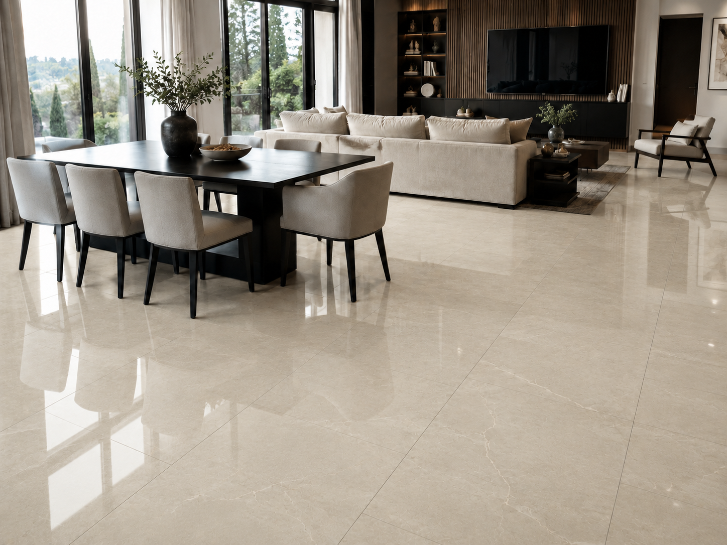 Bodenfliese Adria Latte Polished 60cm x 120cm