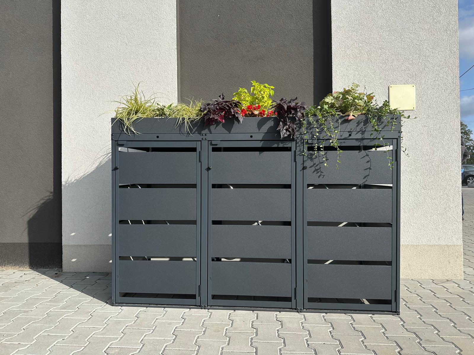 "GREENBOXX" Mülltonnebox 120L mit Grünfläche