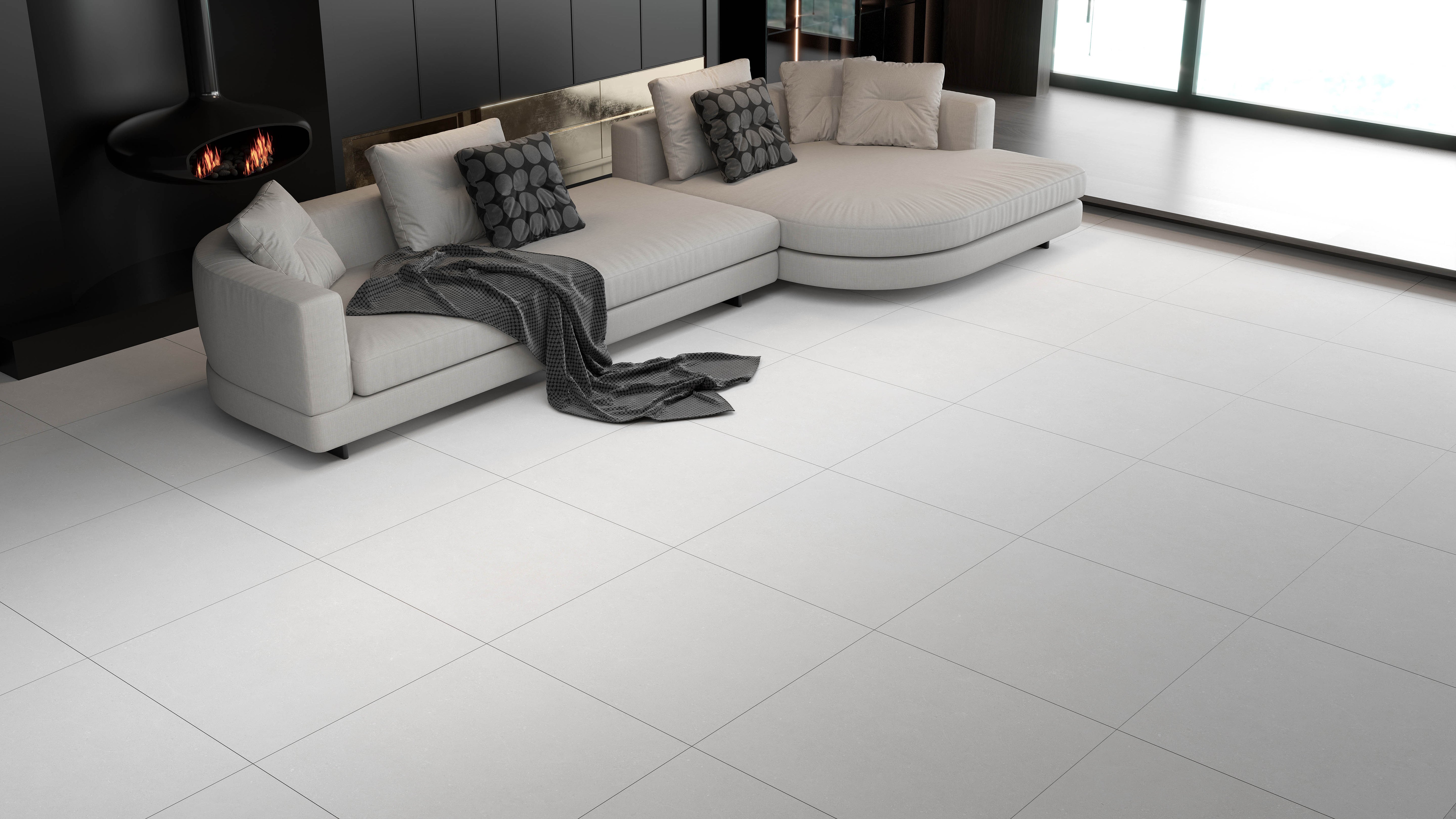 Bodenfliese Padova White Matt 60cm x 120cm