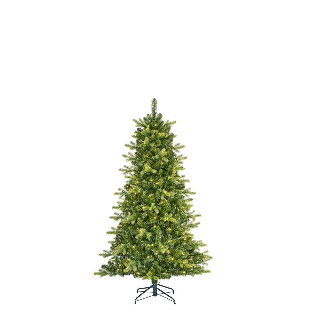 Weihnachtsbaum Dayton mit LED-Beleuchtung – H120 x Ø81 cm – Grün