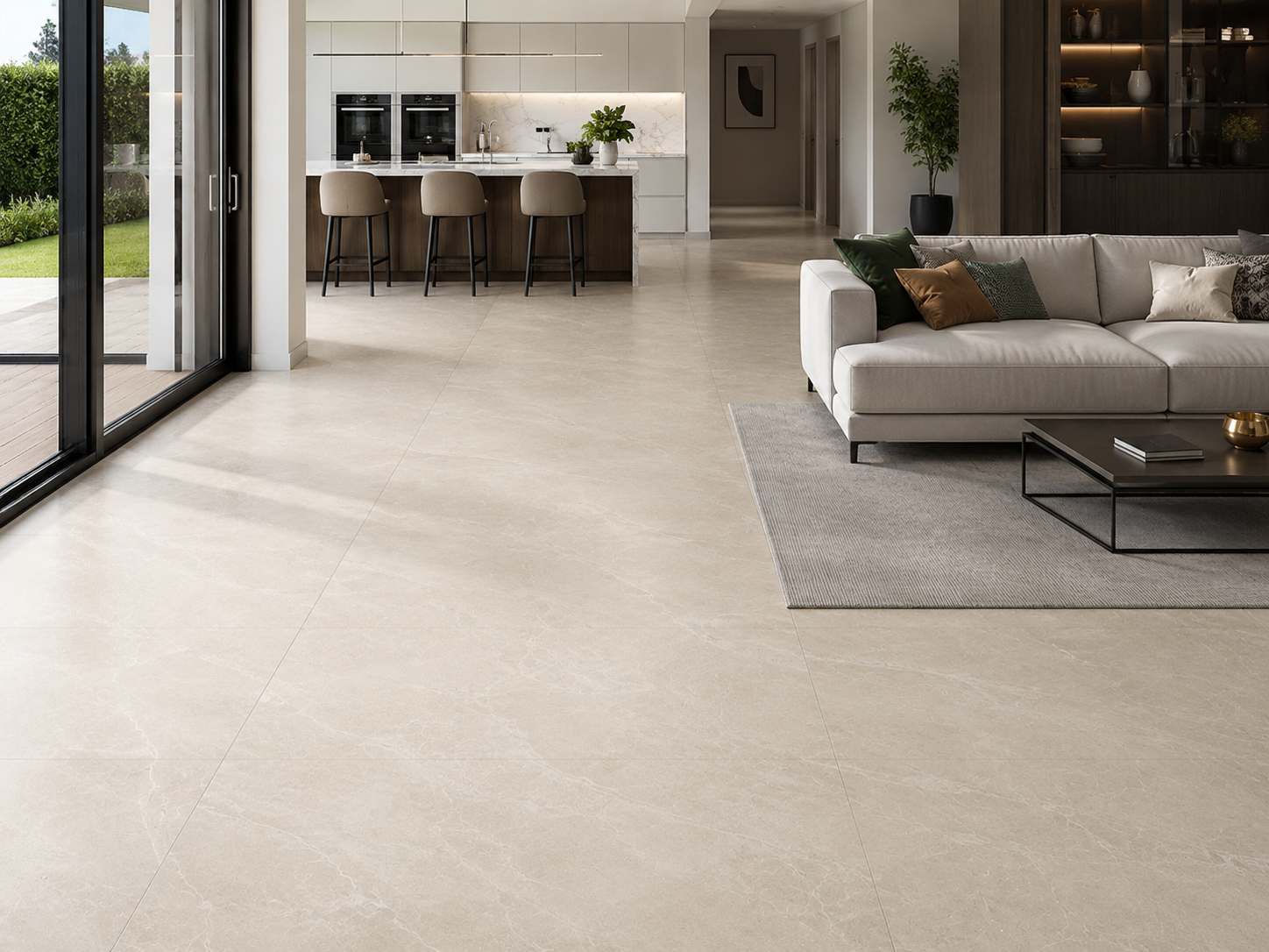 Bodenfliese Swan Latte Polished 60cm x 120cm