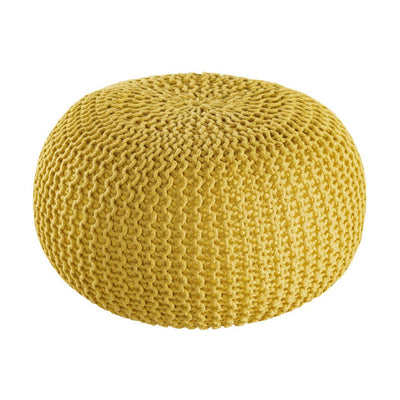 PREMIUM Pouf Sitzpouf Strickhocker Strickpuff Ø 55 cm Innen & Außen waschbar brillante Farben!