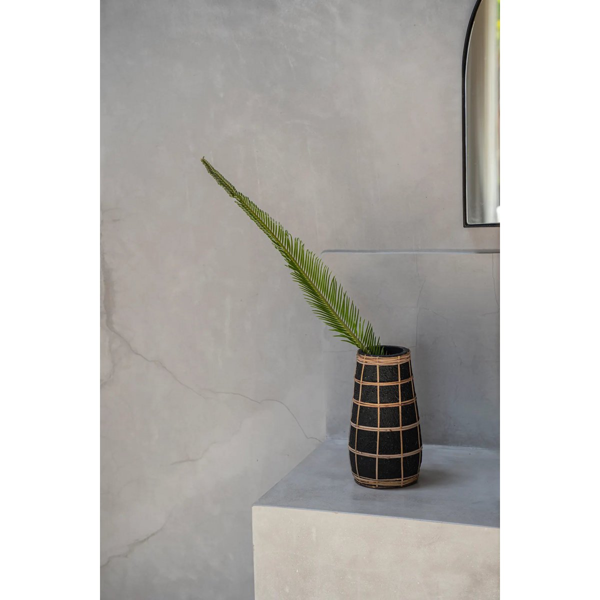 Vase HD - Schwarz Natur - M