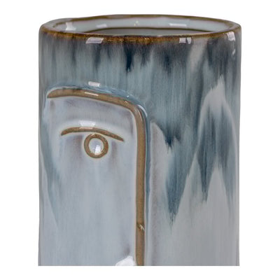 Vase - 2-Ton-Blau