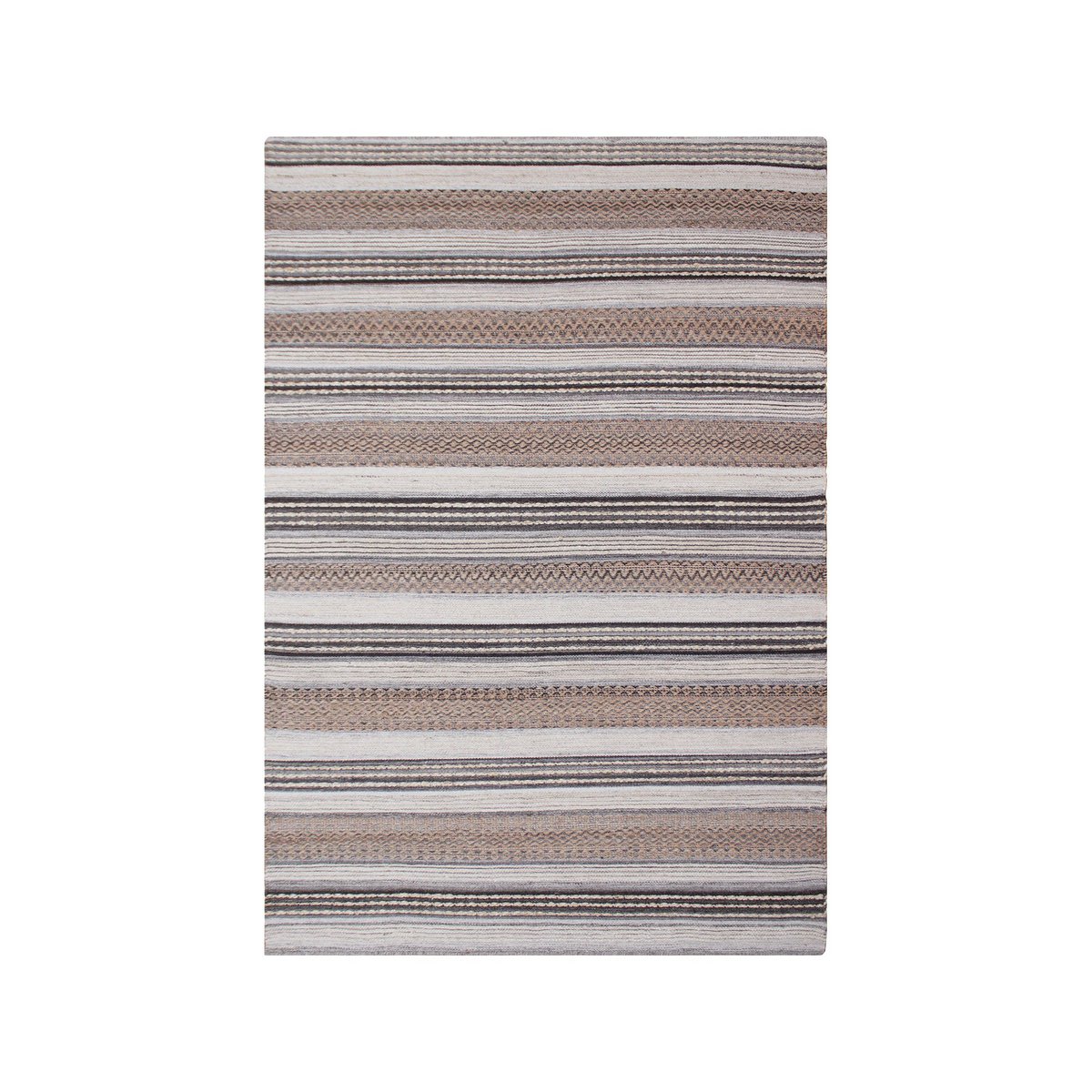 Morena Rug - Teppich, handgewebt, Natur/Grau, 160x230 cm