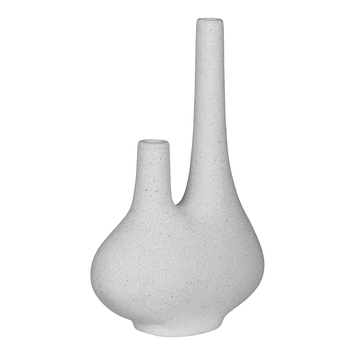 Vase - Vase aus Keramik, weiß, 23x11,5x37 cm