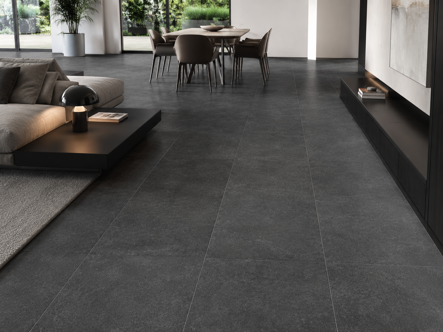 Bodenfliese Infinity Anthrazit Matt 60cm x 120cm