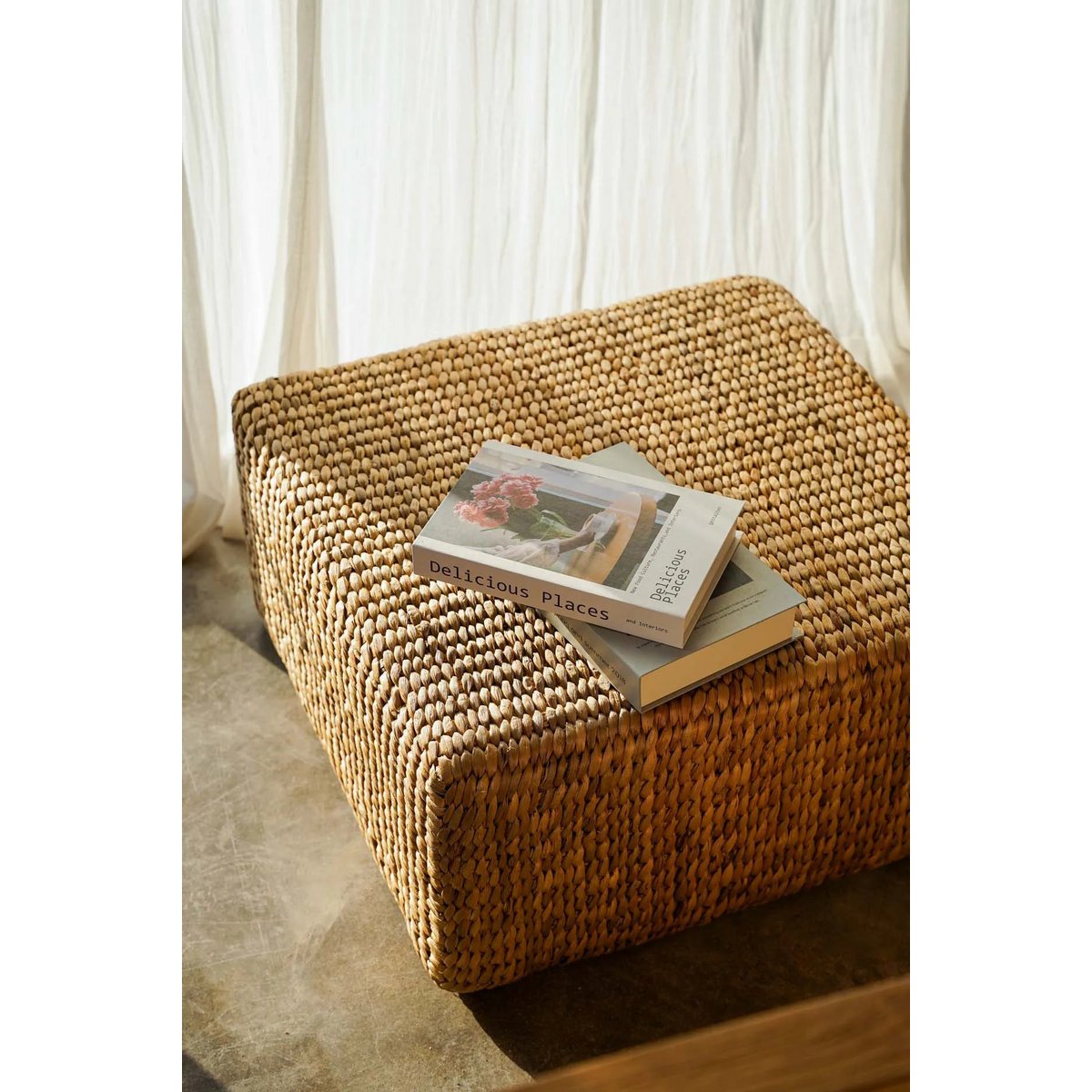 Pouffe Square - Natur - M