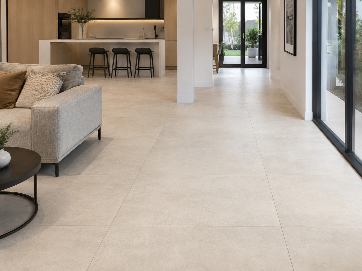 Bodenfliese Vista Bone Matt 60cm x 120cm