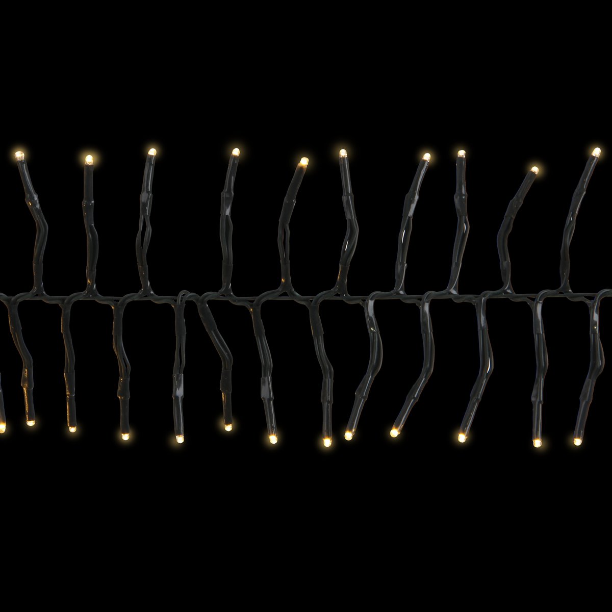 Cluster-Weihnachtslichter mit 2000 LED-Lichtern – L2000 cm – Warmweiß