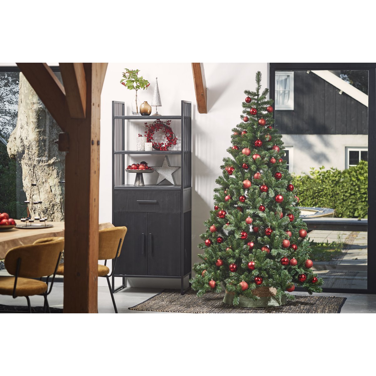 Toskanischer künstlicher Weihnachtsbaum – H260 x Ø152 cm – Grün