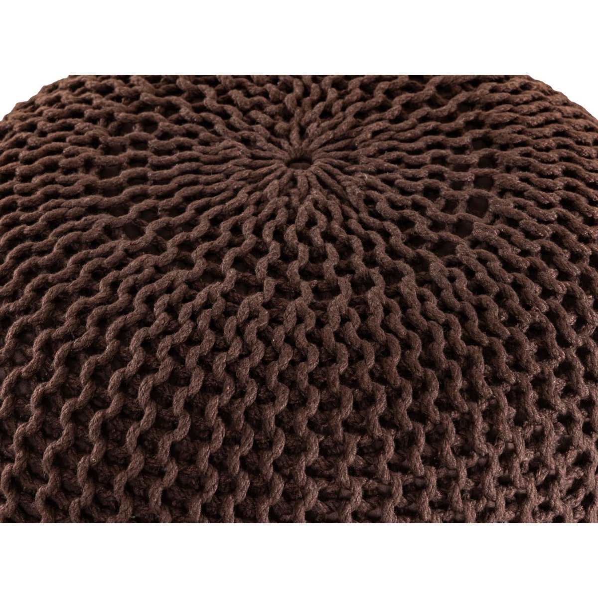 PREMIUM Pouf Sitzpouf Strickhocker Strickpuff Ø 55 cm Innen & Außen waschbar brillante Farben!