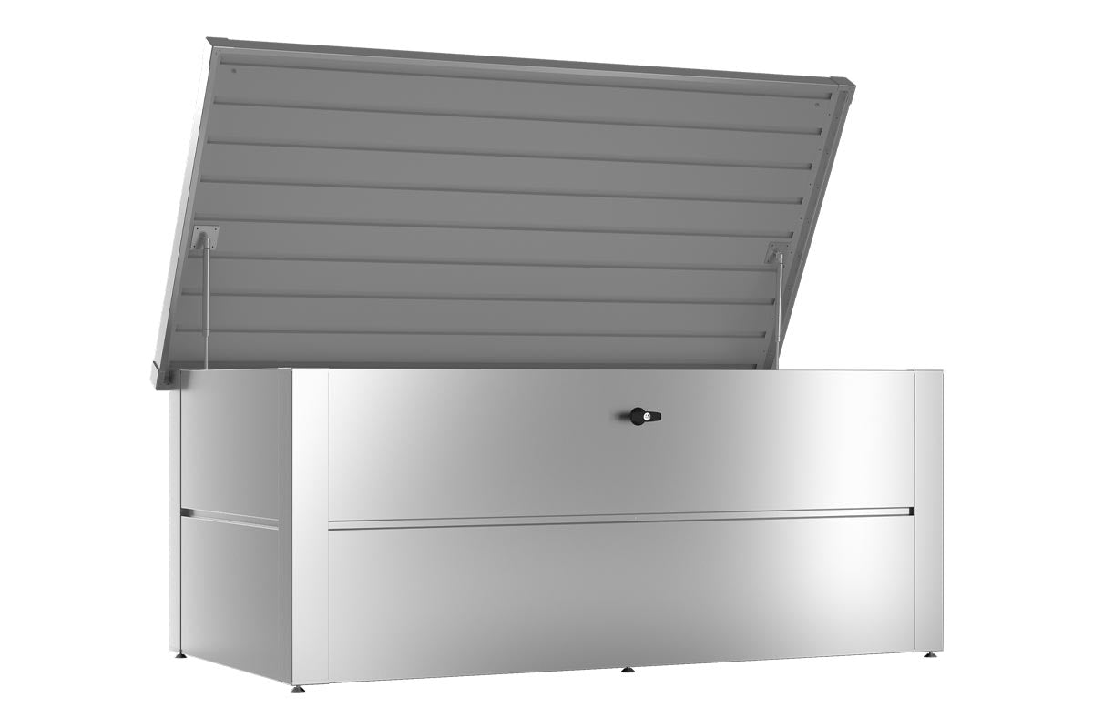 Gartenbox M Silber Metallic