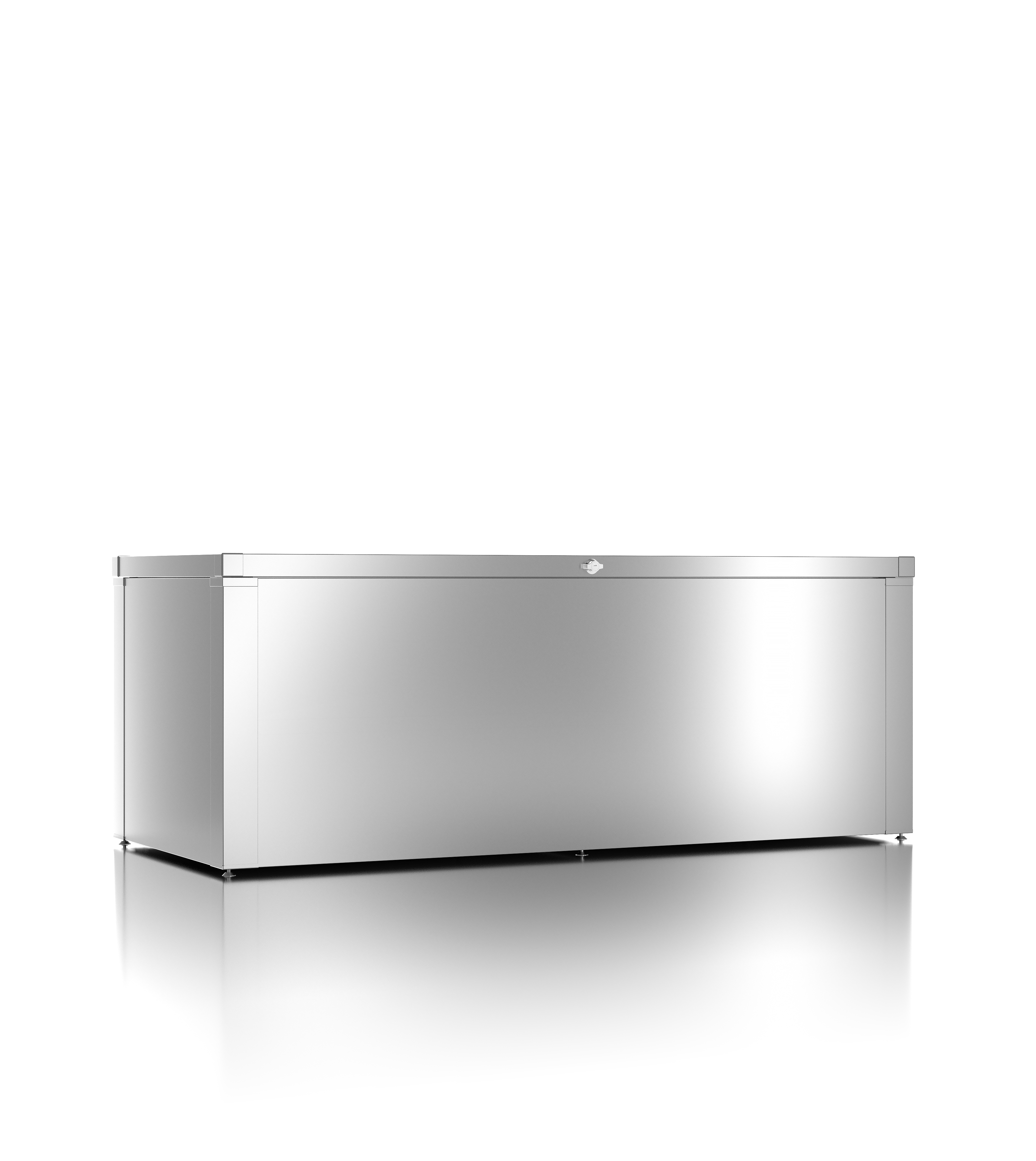 Aufbewahrungsboxen L Silber Metallic