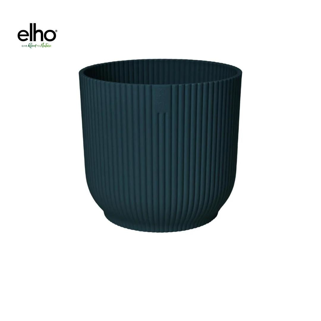 Pot elho Vibes Fold Round blau – inklusive Räder – D35 x H33