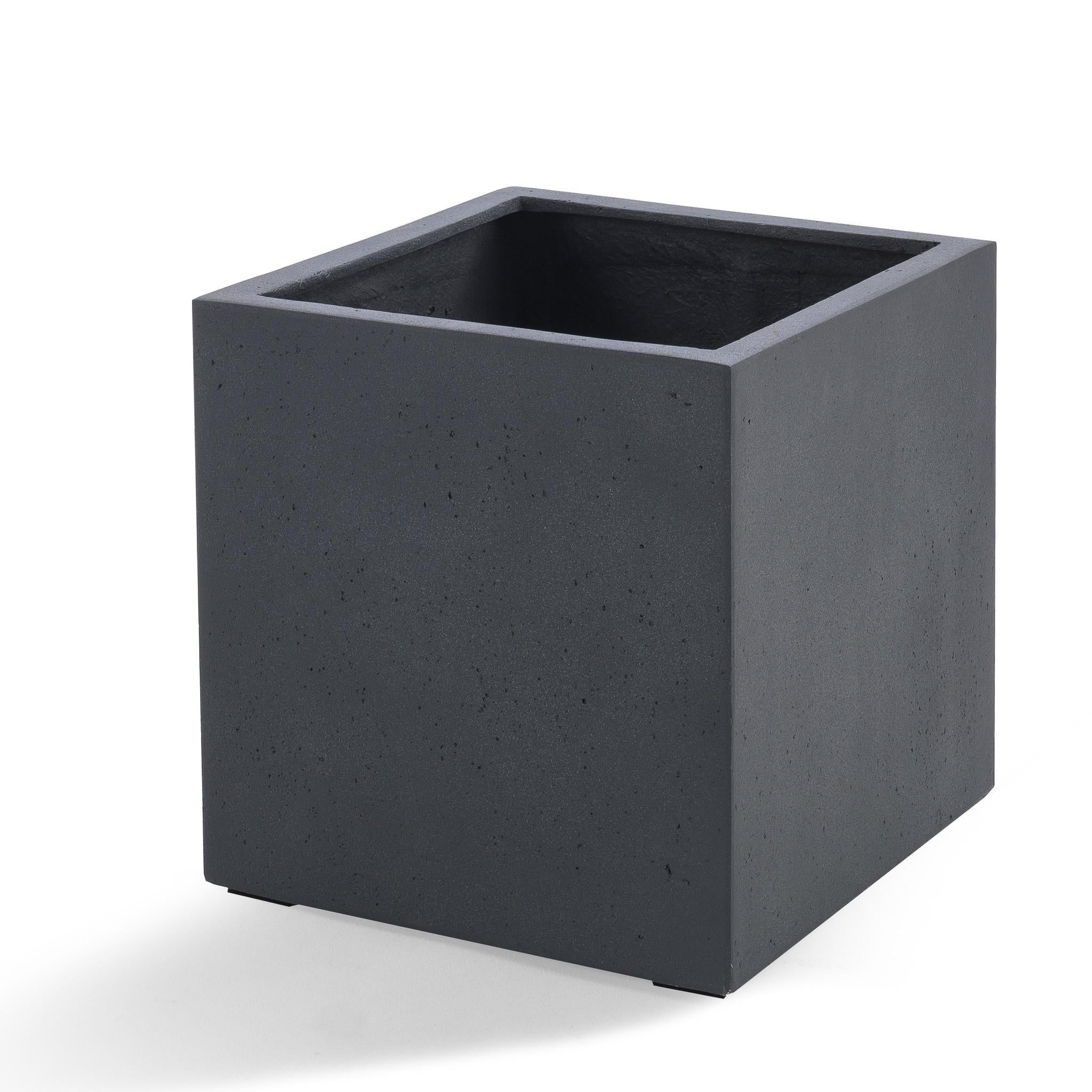 Topf Grigio Cube Anthrazit - D50 x H50